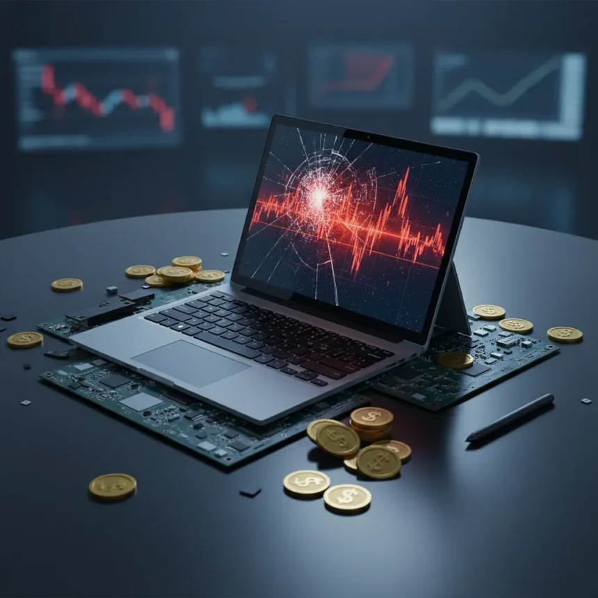 Microsoft Surface pricing rumor signals trouble ahead — AI-generated illustration