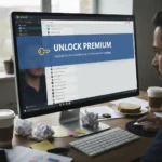 Microsoft Teams Premium banner sparks UX design backlash — AI-generated illustration