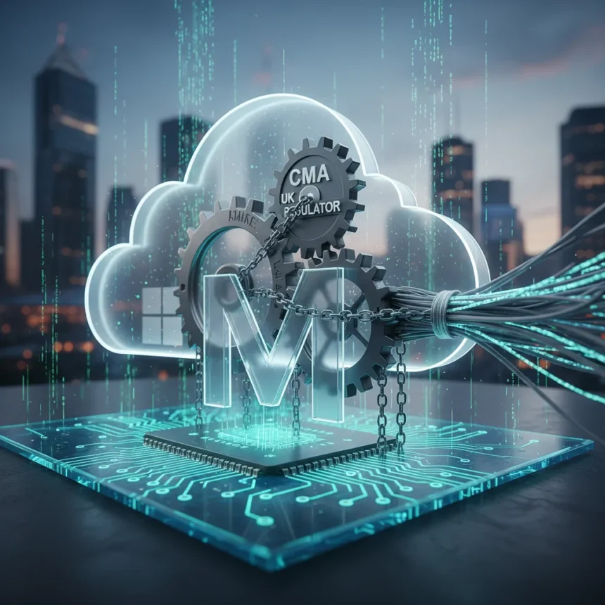 Microsoft faces UK probe over cloud software licensing practices — AI-generated illustration