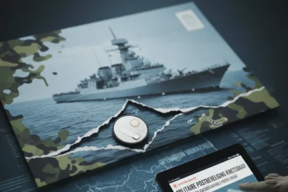 Military mail security vulnerability exposed by €5 Bluetooth tracker — AI-generated illustration