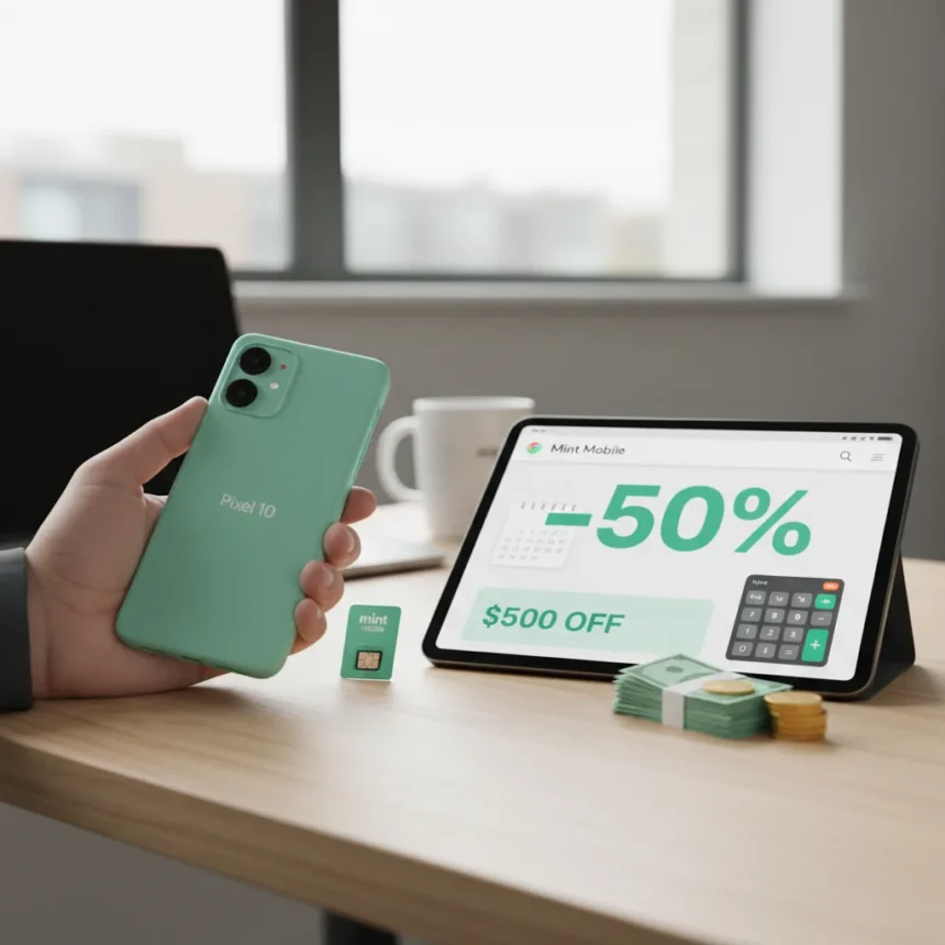 Mint Mobile's Pixel 10 deal: $500 off plus 50% service discount