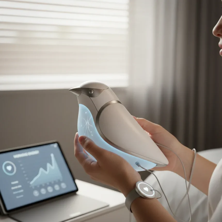 Moonbird handheld breathing coach tackles stress and sleep