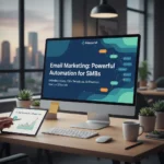 Moosend Email Marketing: Powerful Automation at SMB Prices — AI-generated illustration