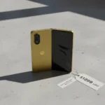 Motorola Razr Plus 2026 color choice: one awkward option — AI-generated illustration