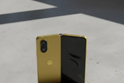 Motorola Razr Plus 2026 color choice: one awkward option — AI-generated illustration