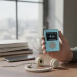 Cheap MP3 players are the phone detox you didn't know you needed — AI-generated illustration