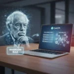 Charlie Munger's inversion rule beats productivity apps — AI-generated illustration