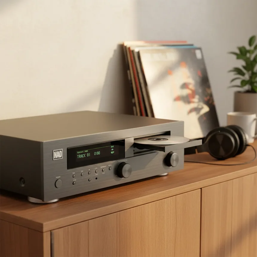 NAD CD player precision-engineered for analog warmth