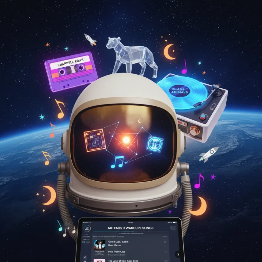 NASA's Artemis II wakeup songs reveal surprisingly solid music taste — AI-generated illustration