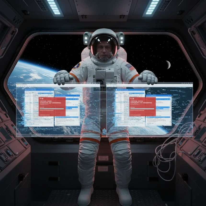 NASA astronaut's Microsoft Outlook glitch reveals space-age software woes