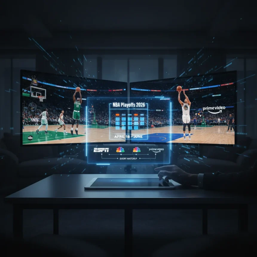 NBA Playoffs 2026: Where to watch live streams and TV channels