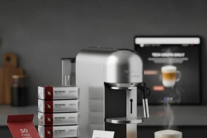 Nespresso Vertuo Creatista drops £270 with 50 free pods — AI-generated illustration