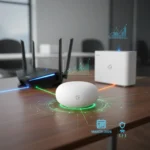 Nest Wifi Pro update won't save it from Asus and Netgear — AI-generated illustration