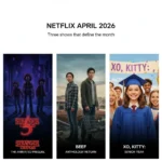 Netflix April 2026: Three shows that define the month — AI-generated illustration