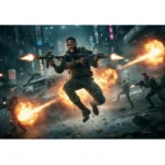 Netflix's Man on Fire reboot hits John Wick action heights — AI-generated illustration