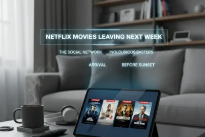 Netflix movies leaving next week: 5 titles to stream now — AI-generated illustration