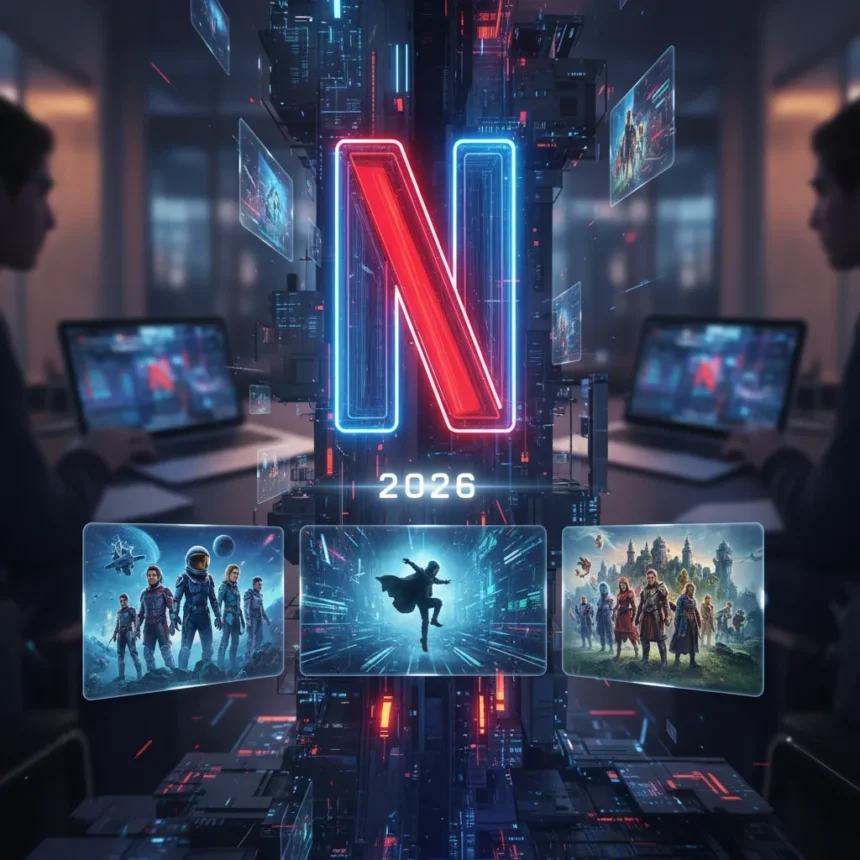 Netflix's 2026 No — AI-generated illustration