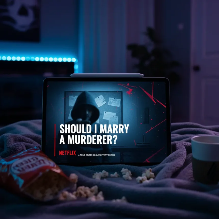 Netflix's Should I Marry a Murderer? Is Peak True Crime Binge — AI-generated illustration
