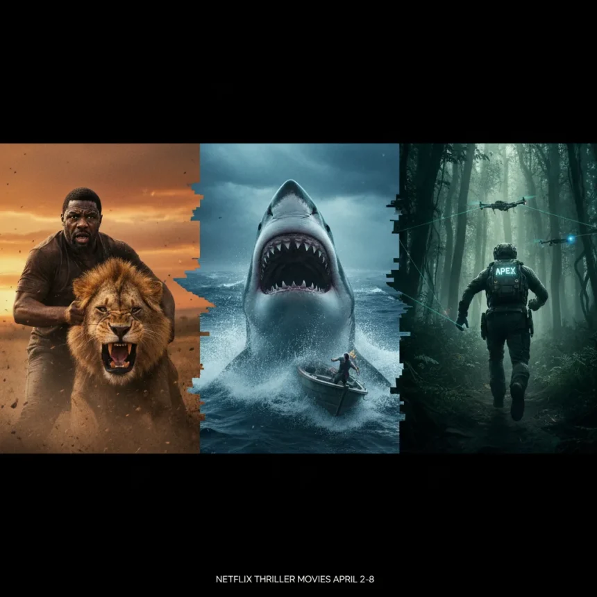 Netflix thriller movies April 2-8: Beast, Thrash, and survival horror