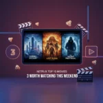 Netflix top 10 movies: 3 worth watching this weekend — AI-generated illustration