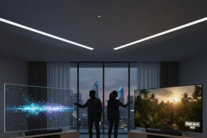 Next-Gen TV vs Sony OLED: Can it topple What Hi-Fi's champion? — AI-generated illustration