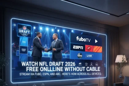 Watch NFL Draft 2026 free online without cable — AI-generated illustration