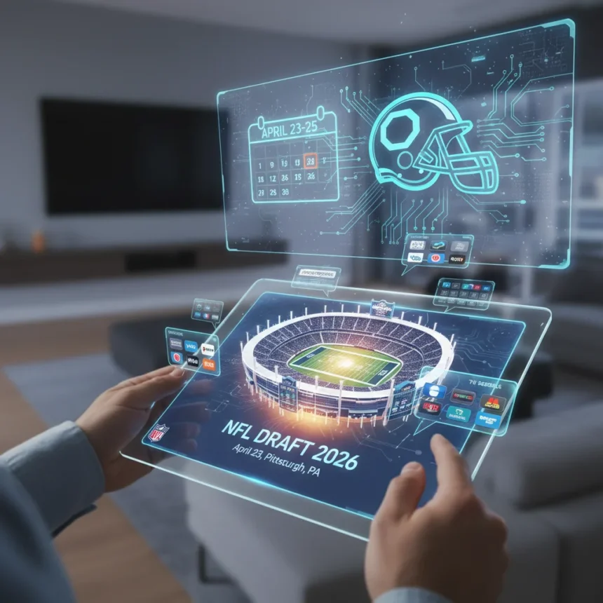 NFL Draft 2026 live streams: free options, schedule, TV channels — AI-generated illustration