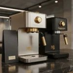 Ninja Luxe Café Pro David Beckham Edition: Style Over Substance — AI-generated illustration