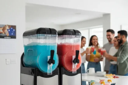 Ninja Slushi Max Doubles Down for Serious Party Hosts — AI-generated illustration