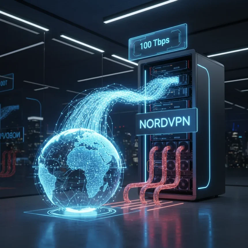 NordVPN's 100 Tbps capacity solves peak-time slowdowns