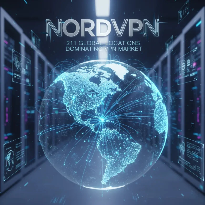 NordVPN expands to 211 locations, dominating the VPN market