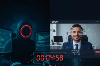 North Korean deepfake Zoom scam targets crypto execs in minutes — AI-generated illustration