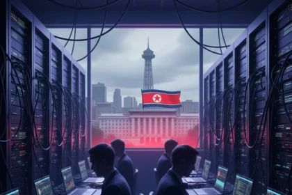 North Korean laptop farms: How US citizens funded weapons programs — AI-generated illustration