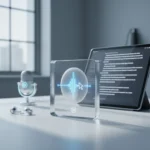 Nothing Essential Voice fixes what speech-to-text broke — AI-generated illustration