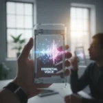 Nothing Essential Voice brings smarter transcriptions to its phones — AI-generated illustration