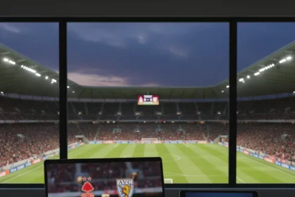 Watch Nottingham Forest vs Aston Villa Europa League semi-final free — AI-generated illustration