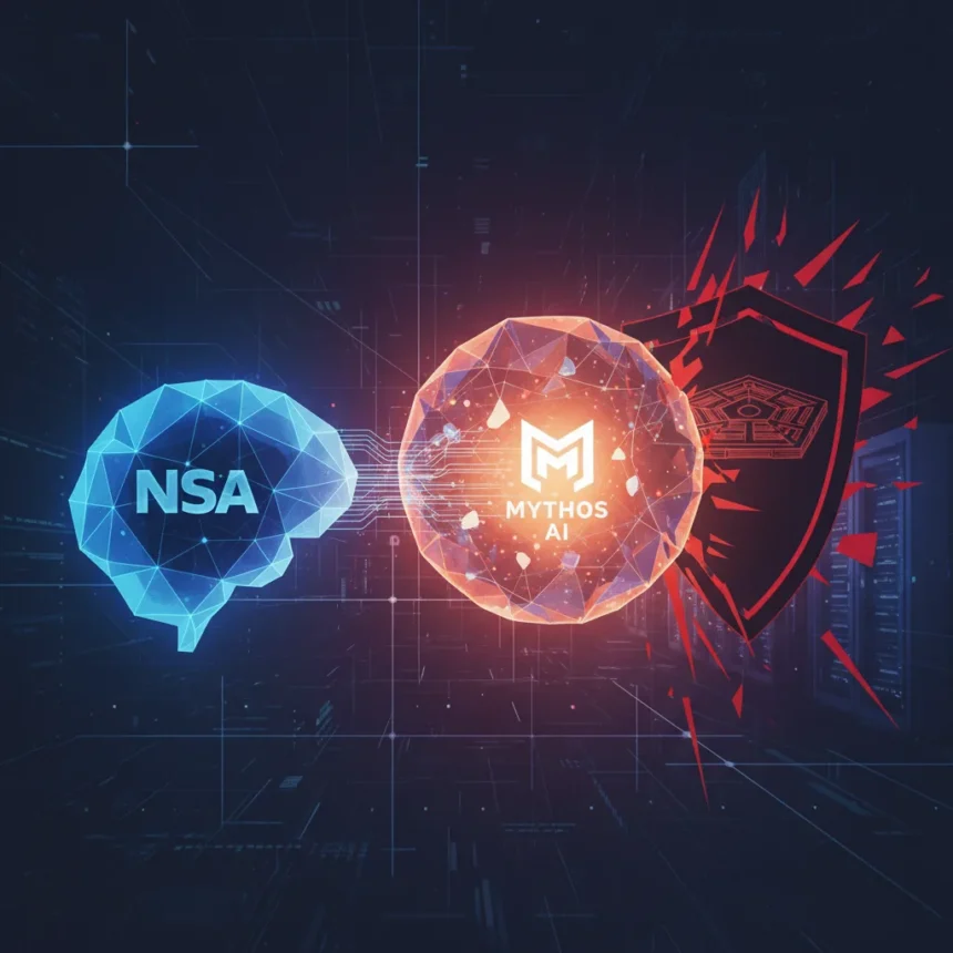 NSA Defies Pentagon Ban on Anthropic's Mythos AI Model — AI-generated illustration