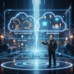 AI job displacement fears miss the real story, Nvidia CEO argues — AI-generated illustration