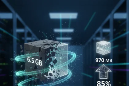 Neural Texture Compression slashes VRAM usage 85% without quality loss — AI-generated illustration