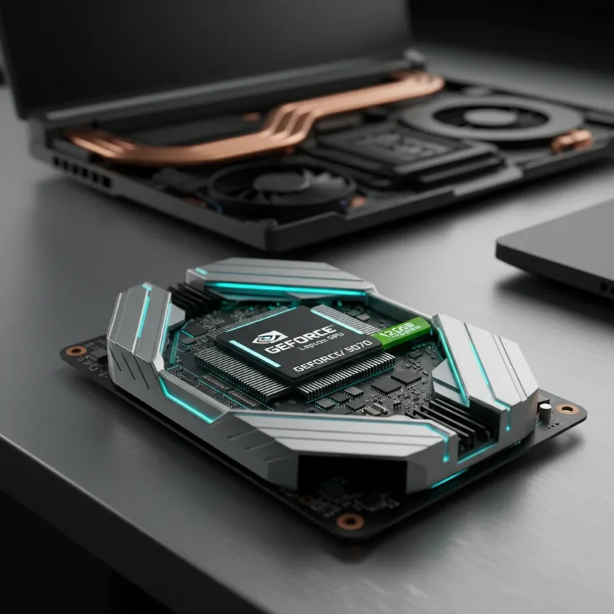Nvidia RTX 5070 laptop GPU finally gets 12GB VRAM — AI-generated illustration