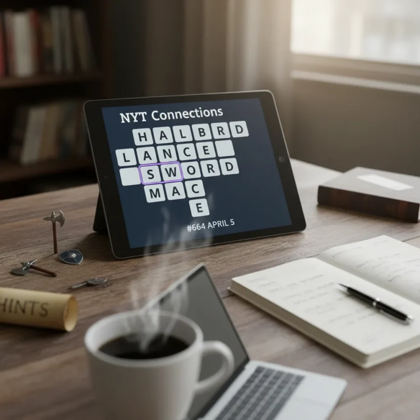 NYT Connections #664 hints and answers for April 5