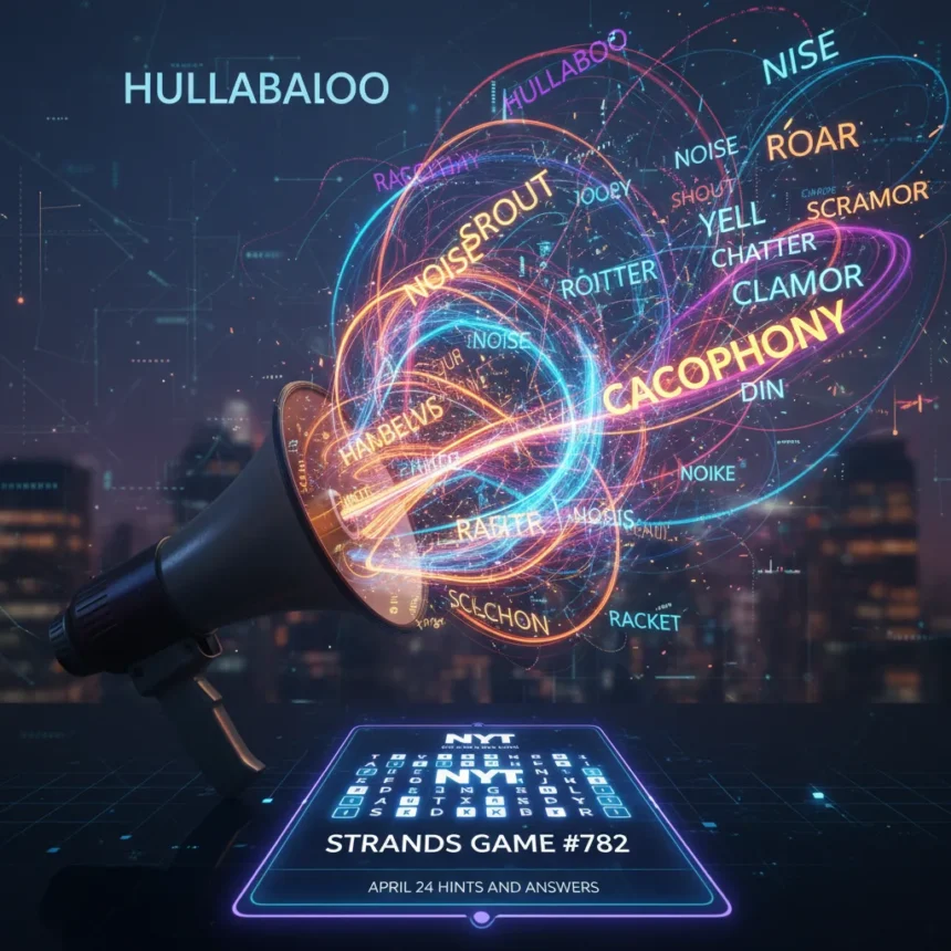 NYT Strands Game #782 Hints and Answers for April 24 — AI-generated illustration