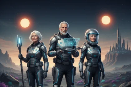 Old people sci-fi is here—and it could rewrite the genre — AI-generated illustration