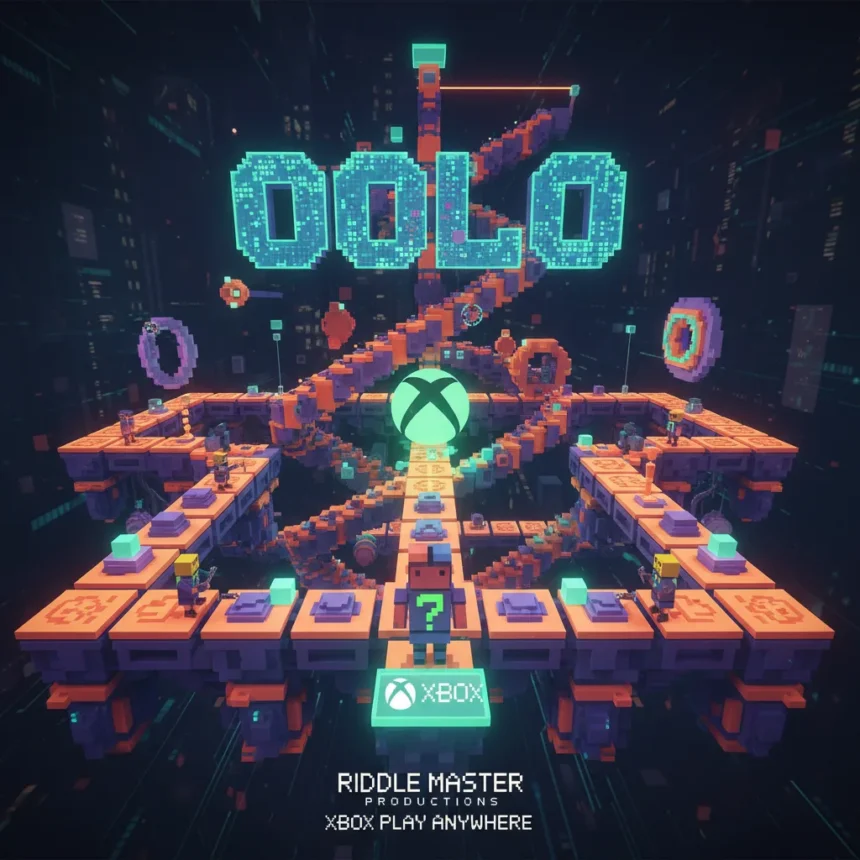 OOLO Transforms Solstice into Xbox metroidvania puzzle gauntlet — AI-generated illustration