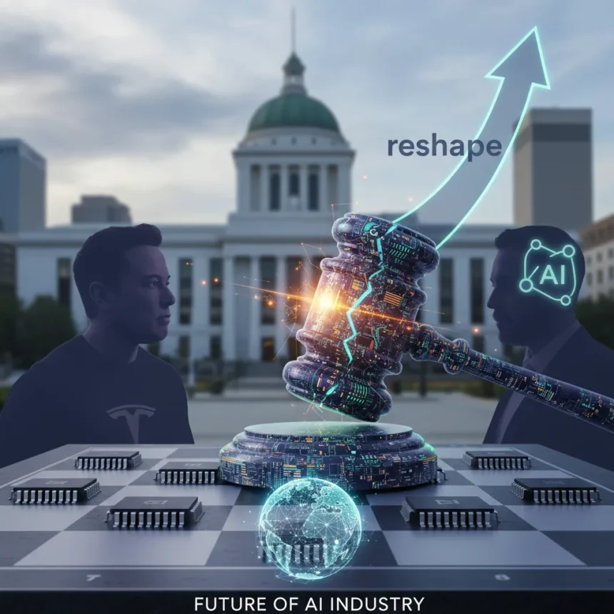 OpenAI nonprofit lawsuit could reshape AI's future — AI-generated illustration