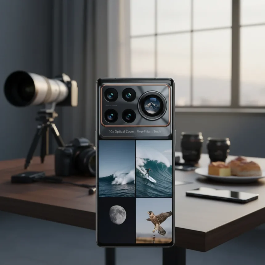 Oppo Find X9 Ultra's 10x zoom camera redefines smartphone photography — AI-generated illustration
