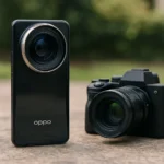 Oppo Find X9 Ultra telephoto zoom rivals pro cameras — AI-generated illustration
