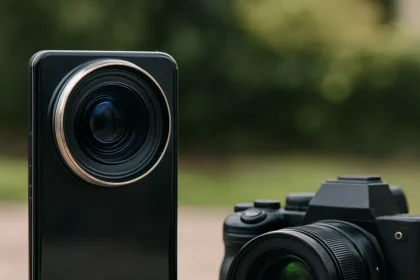 Oppo Find X9 Ultra telephoto zoom rivals pro cameras — AI-generated illustration