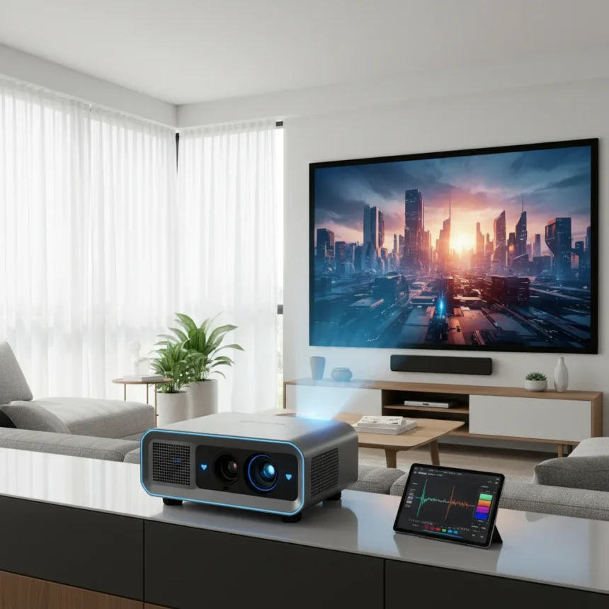 Optoma UHZ78LV Dominates Bright Rooms Where Others Fade