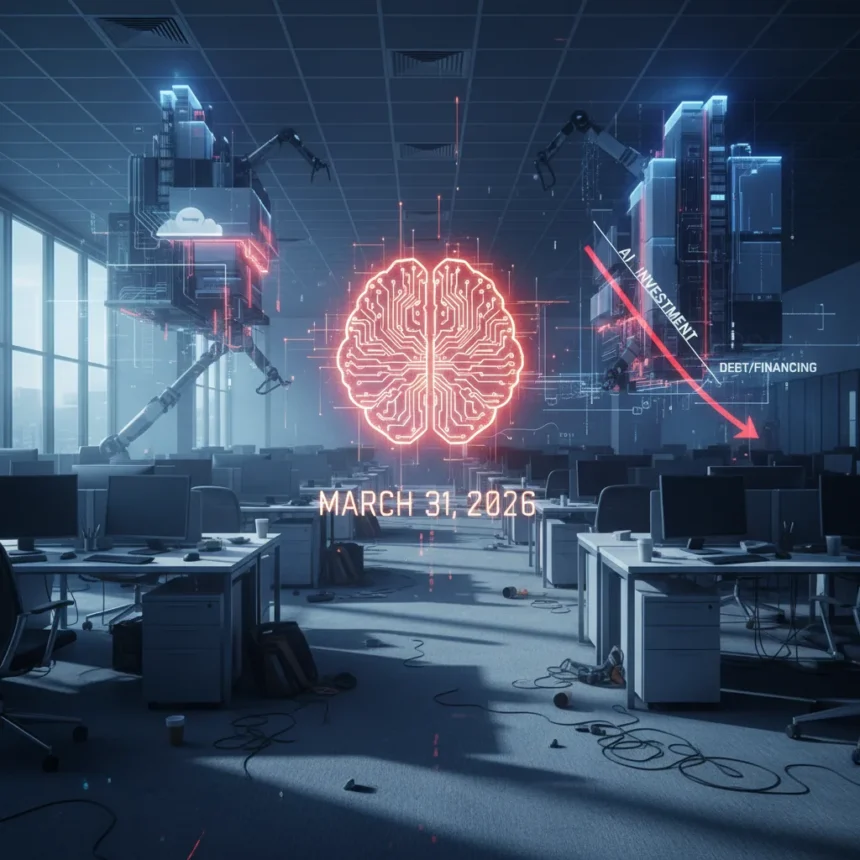 Oracle's 10,000-person layoff signals brutal AI pivot ahead — AI-generated illustration